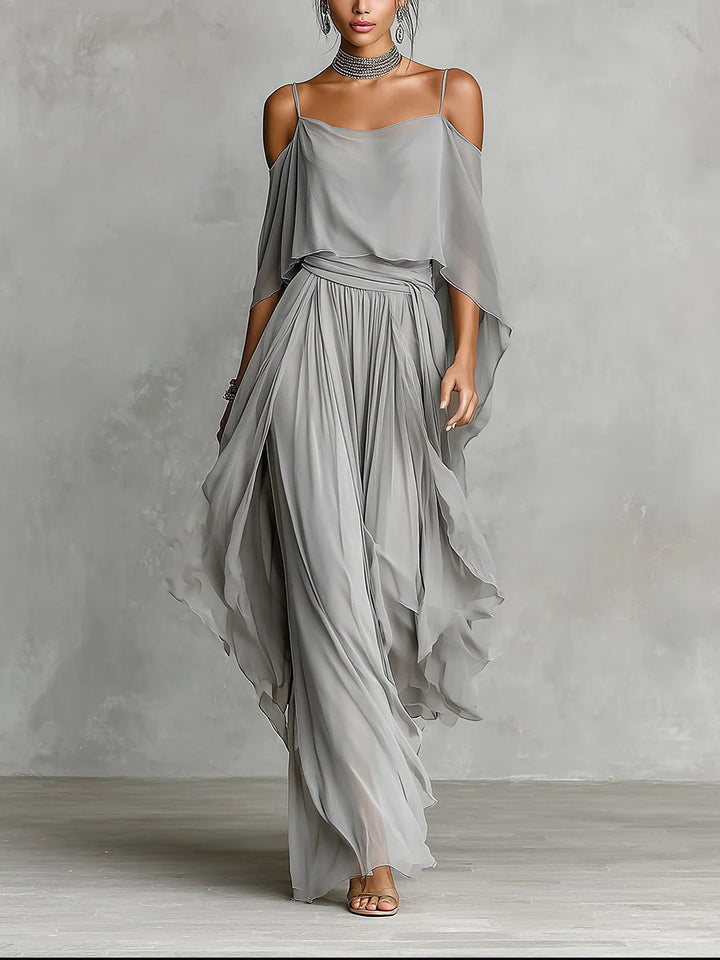 Marlena | Completo Elegante in Chiffon