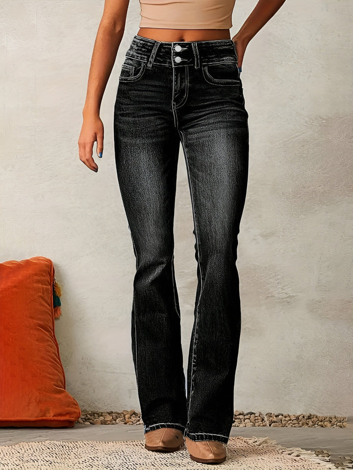 Neely - Jeans casual a vita alta per donne