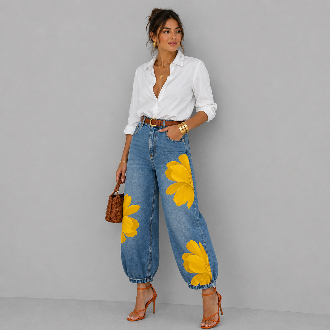 Daniela | Jeans Floreale