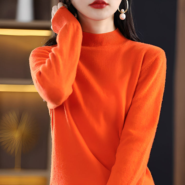 Natille - Maglione casual in cashmere di lana per donne