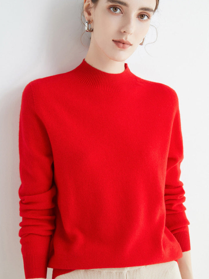 Rhoda - Semplice maglione di cashmere per donne