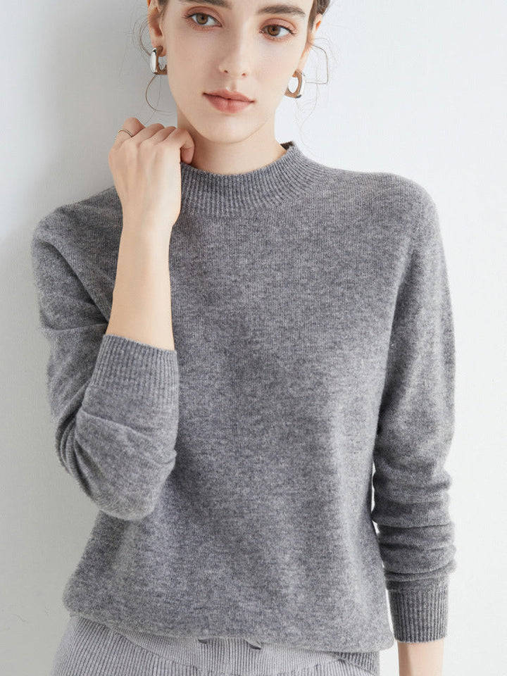 Rhoda - Semplice maglione di cashmere per donne