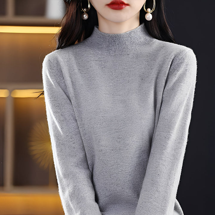 Natille - Maglione casual in cashmere di lana per donne