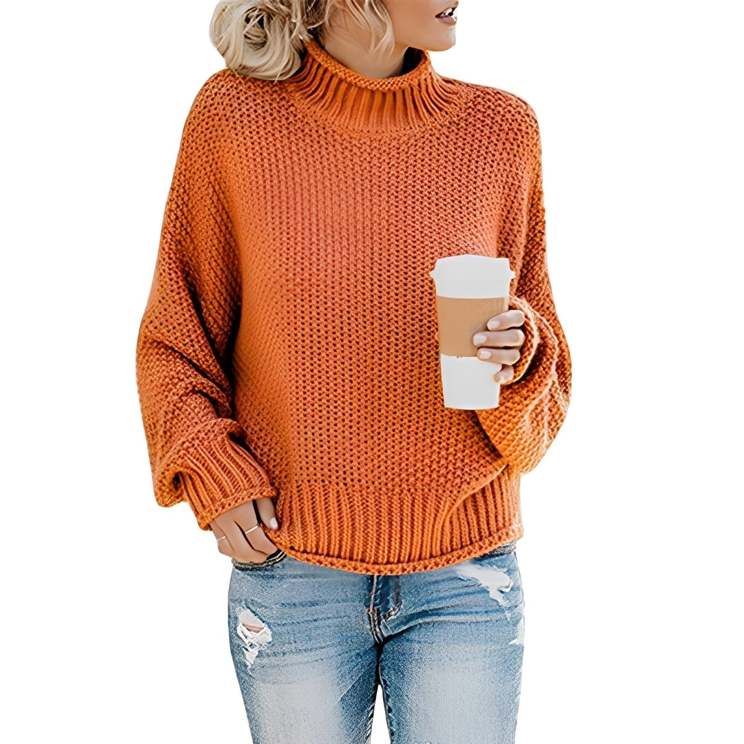 Evalyn - Maglione casual a collo alto per donne