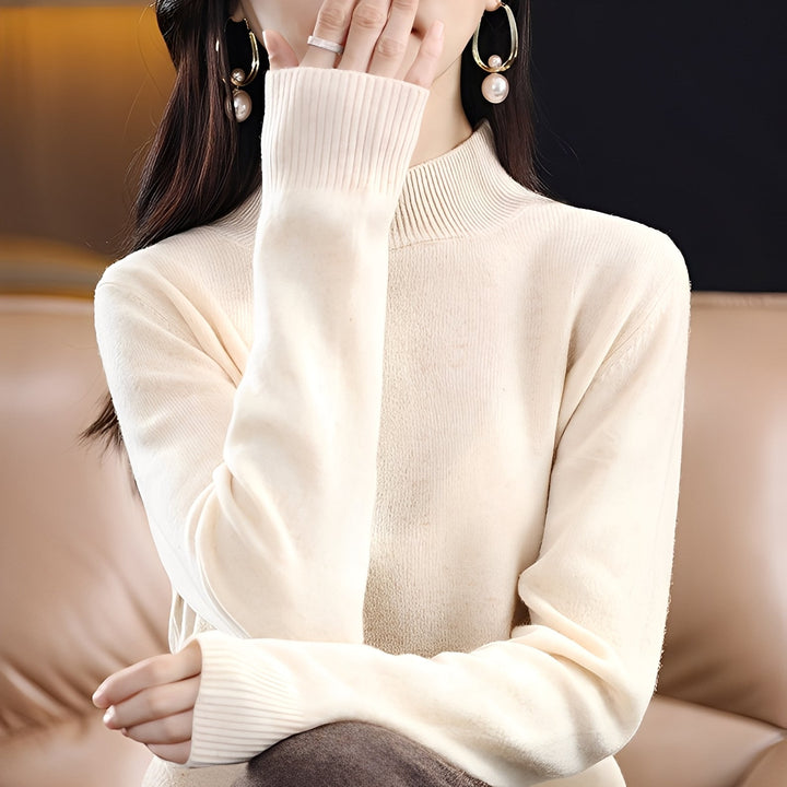 Natille - Maglione casual in cashmere di lana per donne