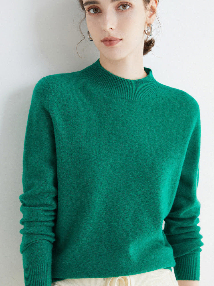 Rhoda - Semplice maglione di cashmere per donne