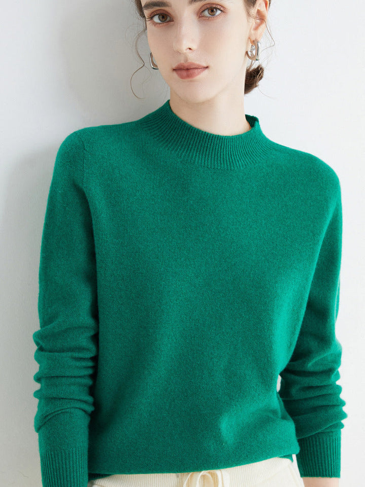 Rhoda - Semplice maglione di cashmere per donne