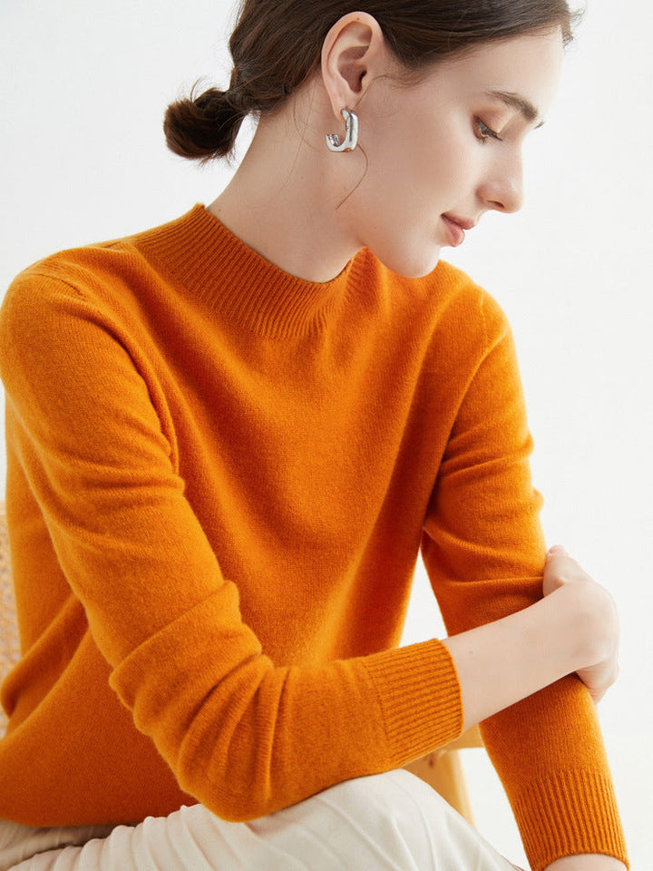 Rhoda - Semplice maglione di cashmere per donne