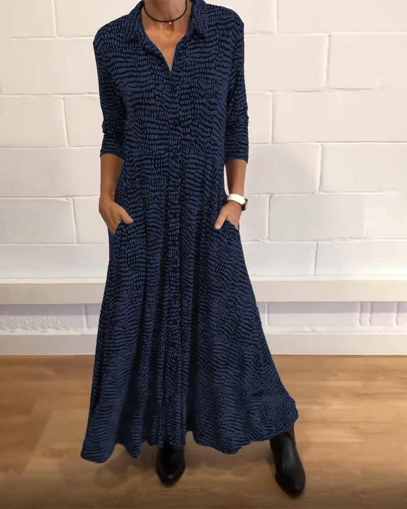 Pamela | Abito Camicia Maxi Elegante