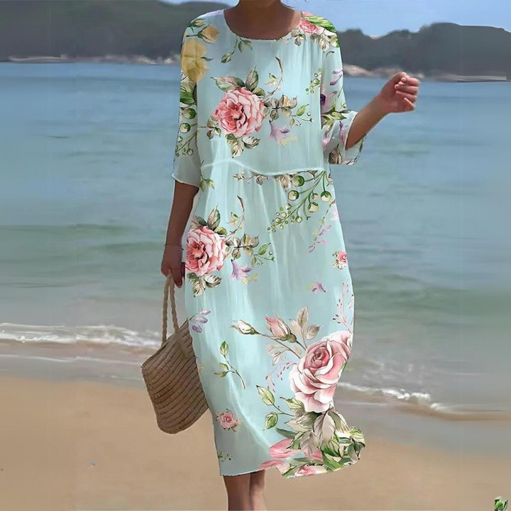 La Rosalie™ – Abito Floreale Silhouette A