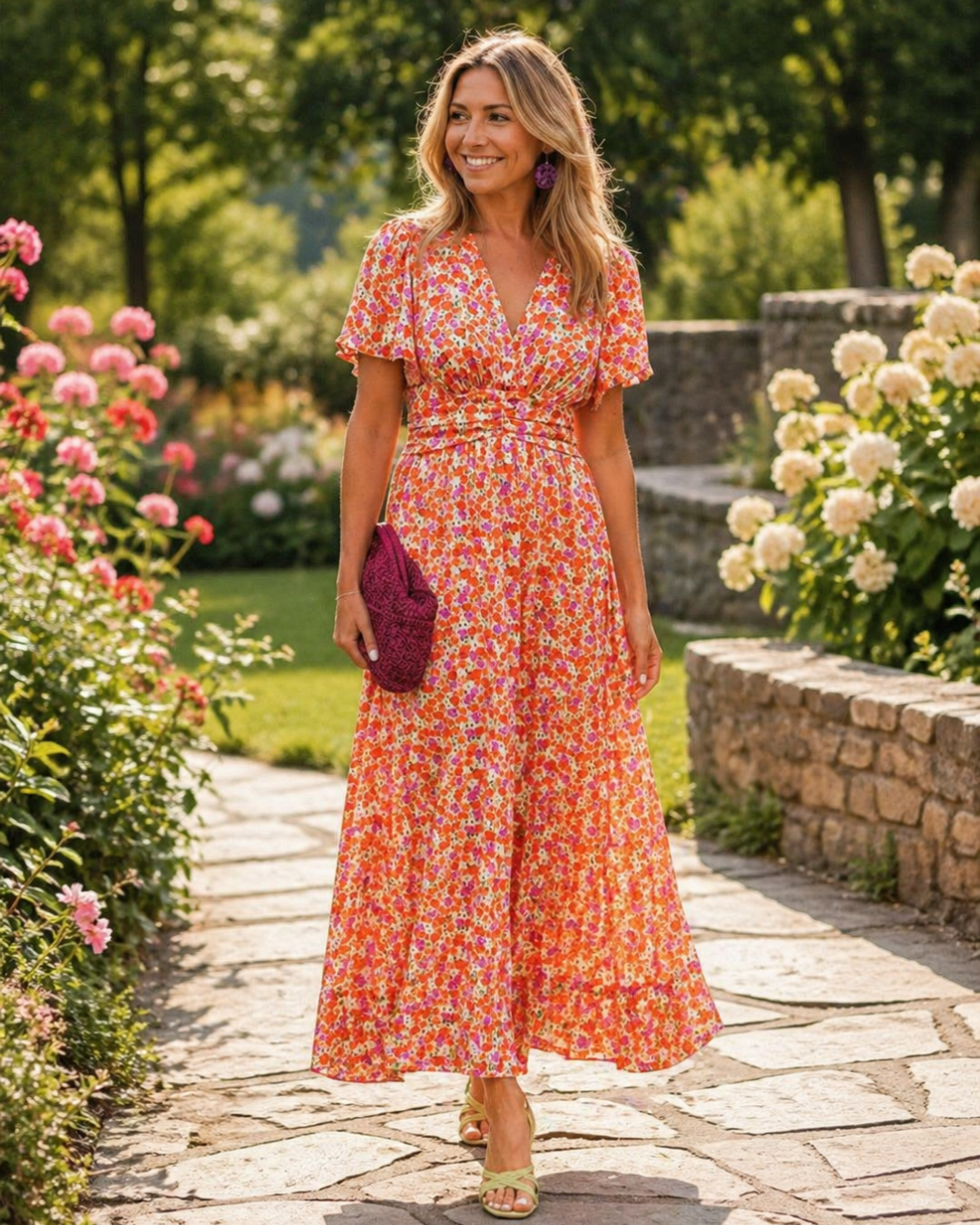 Alice | Abito Lungo a Fiori Estivo