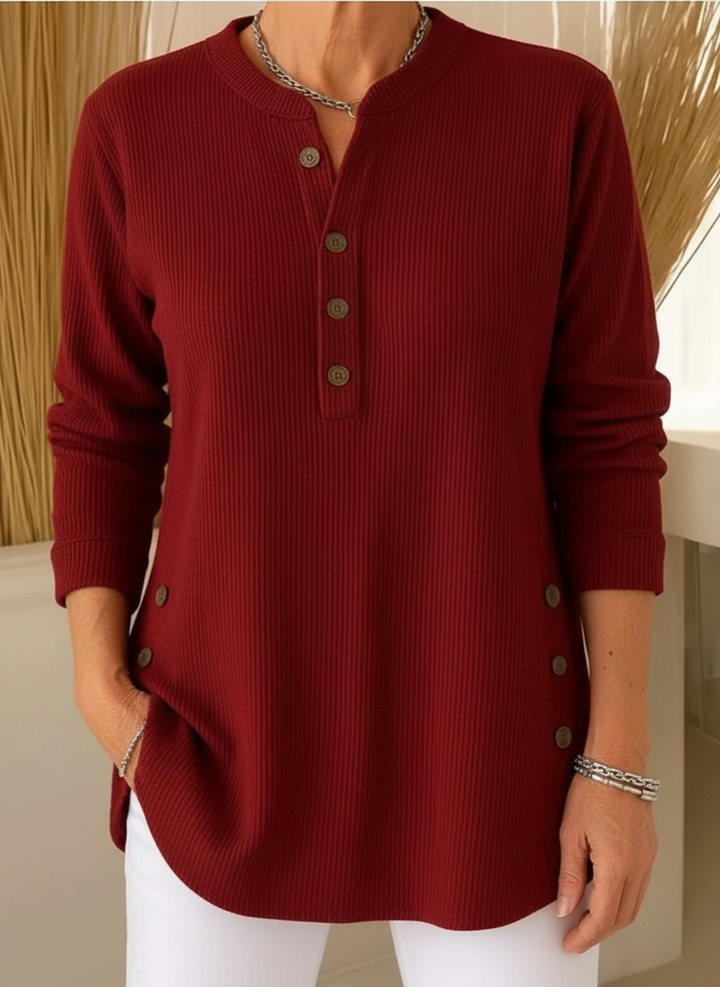 Laura | Maglia Morbida a Maniche Lunghe in Tricot