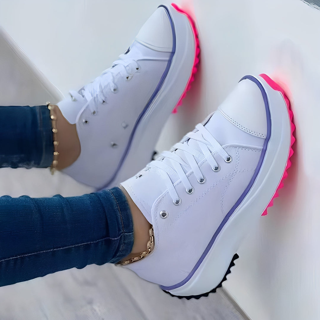 Mellony - Scarpe casual con suole spesse per donne