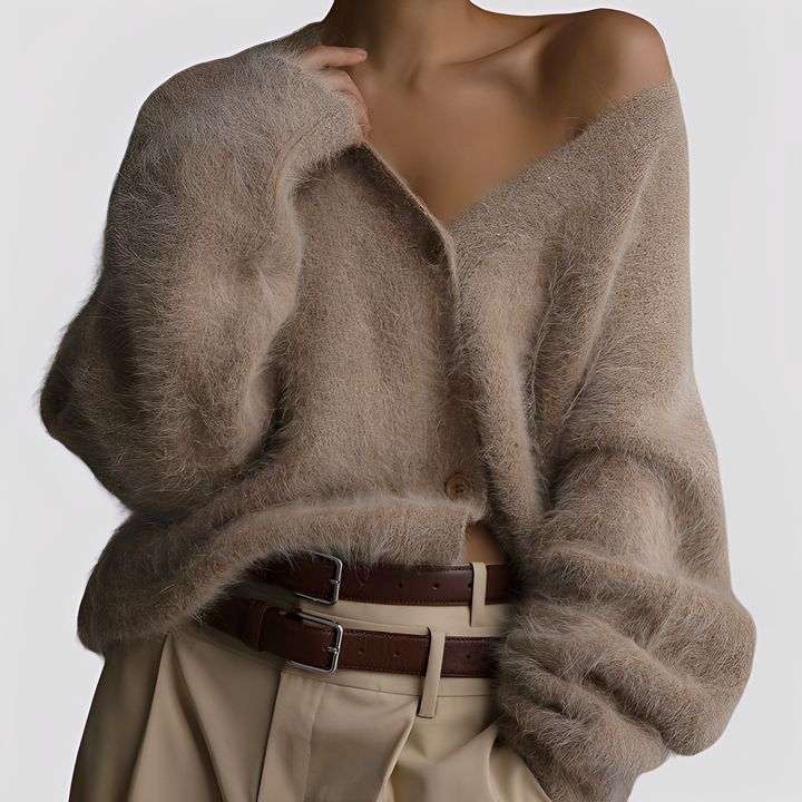 Lavena - Morbido Maglione Oversize in Cashmere per Donne