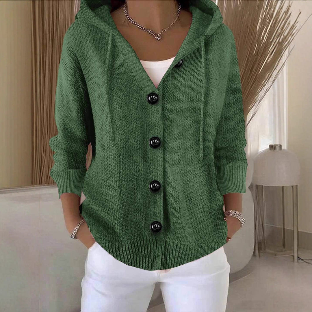 Clara | Cardigan in Maglia con Cappuccio