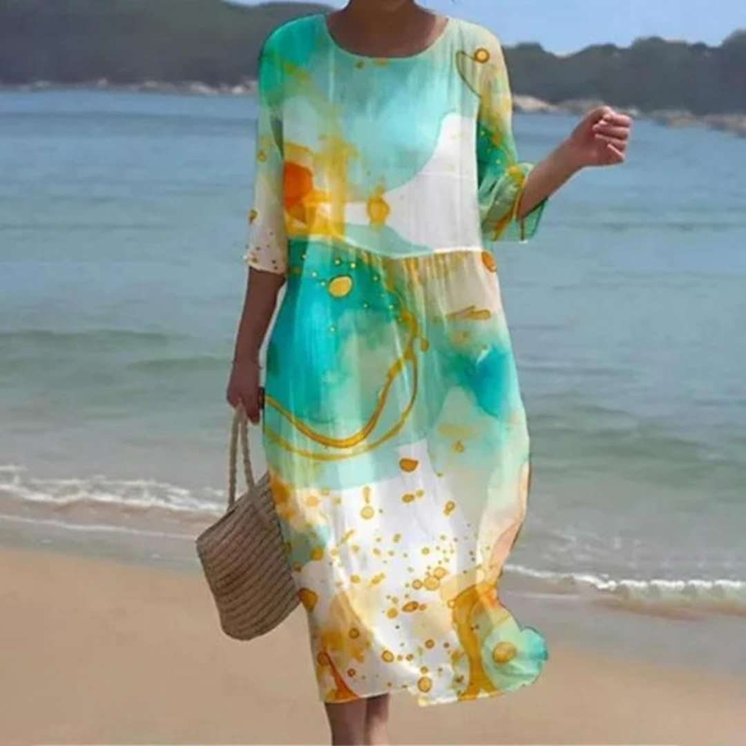 La Rosalie™ – Abito Floreale Silhouette A