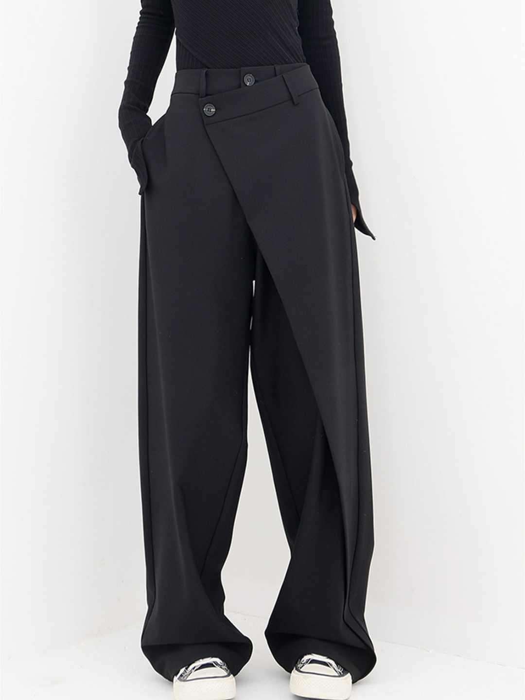 Luciana – Pantaloni a Gamba Larga Eleganti