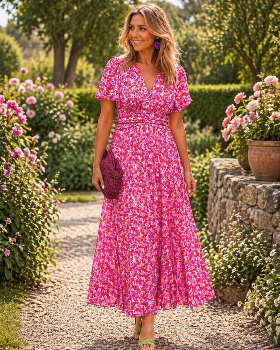 Alice | Abito Lungo a Fiori Estivo