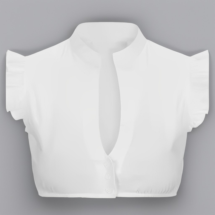 Abegail - Elegante camicetta a maniche corte per donne