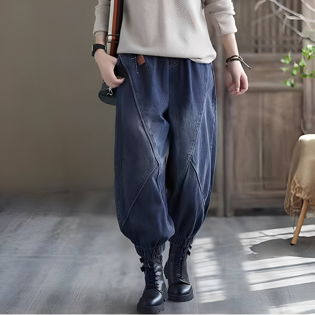 Shyanne - Jeans classici con cintura elastica per donne