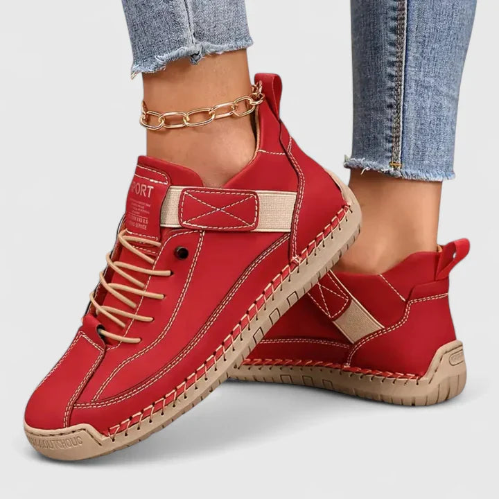 Sofia | Sneakers Eleganti in Pelle con Comfort Attivo