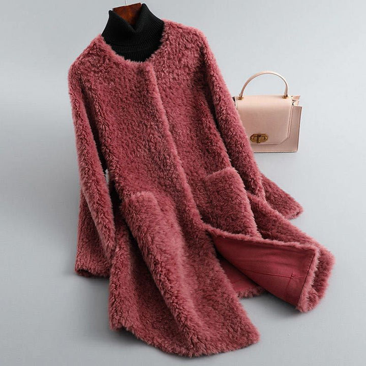 Tahliaa | Cappotto Teddy Caldo e Morbido con Tasche