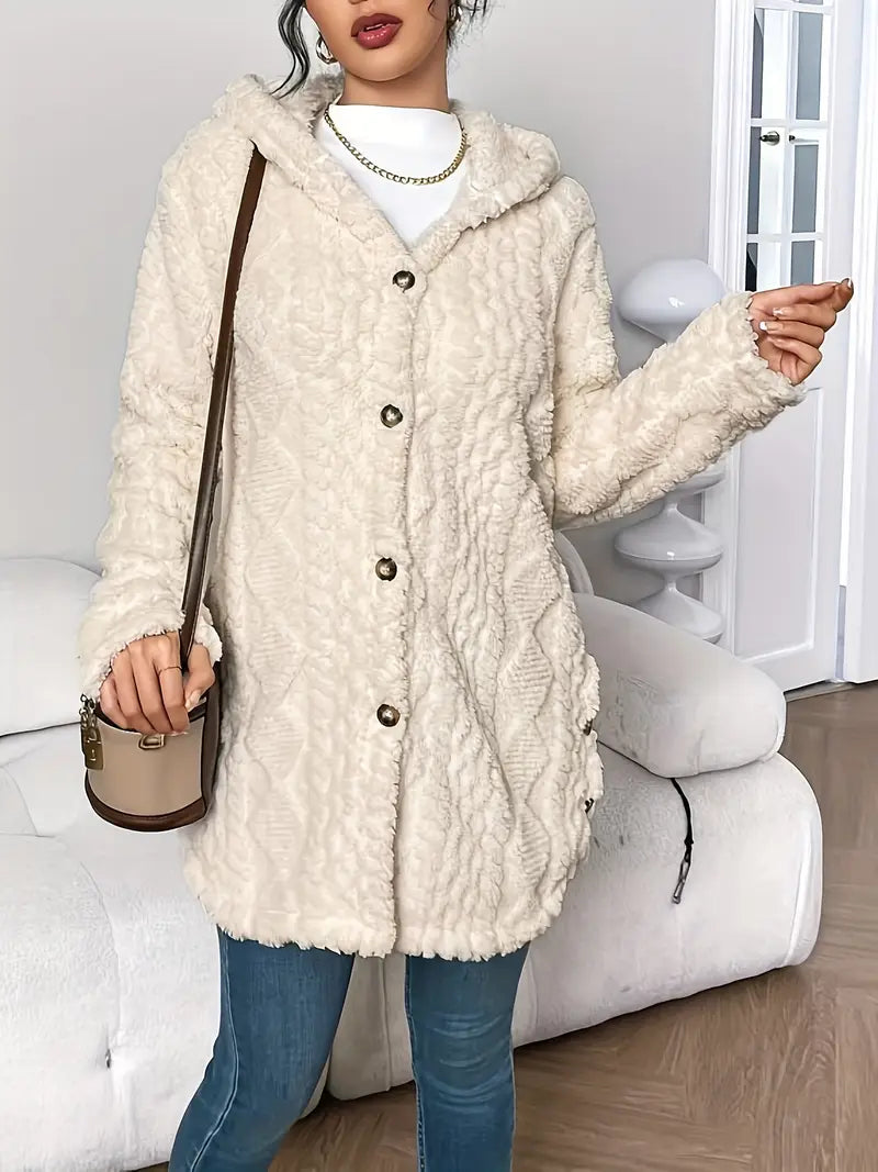 Velora | Cardigan Morbido con Cappuccio