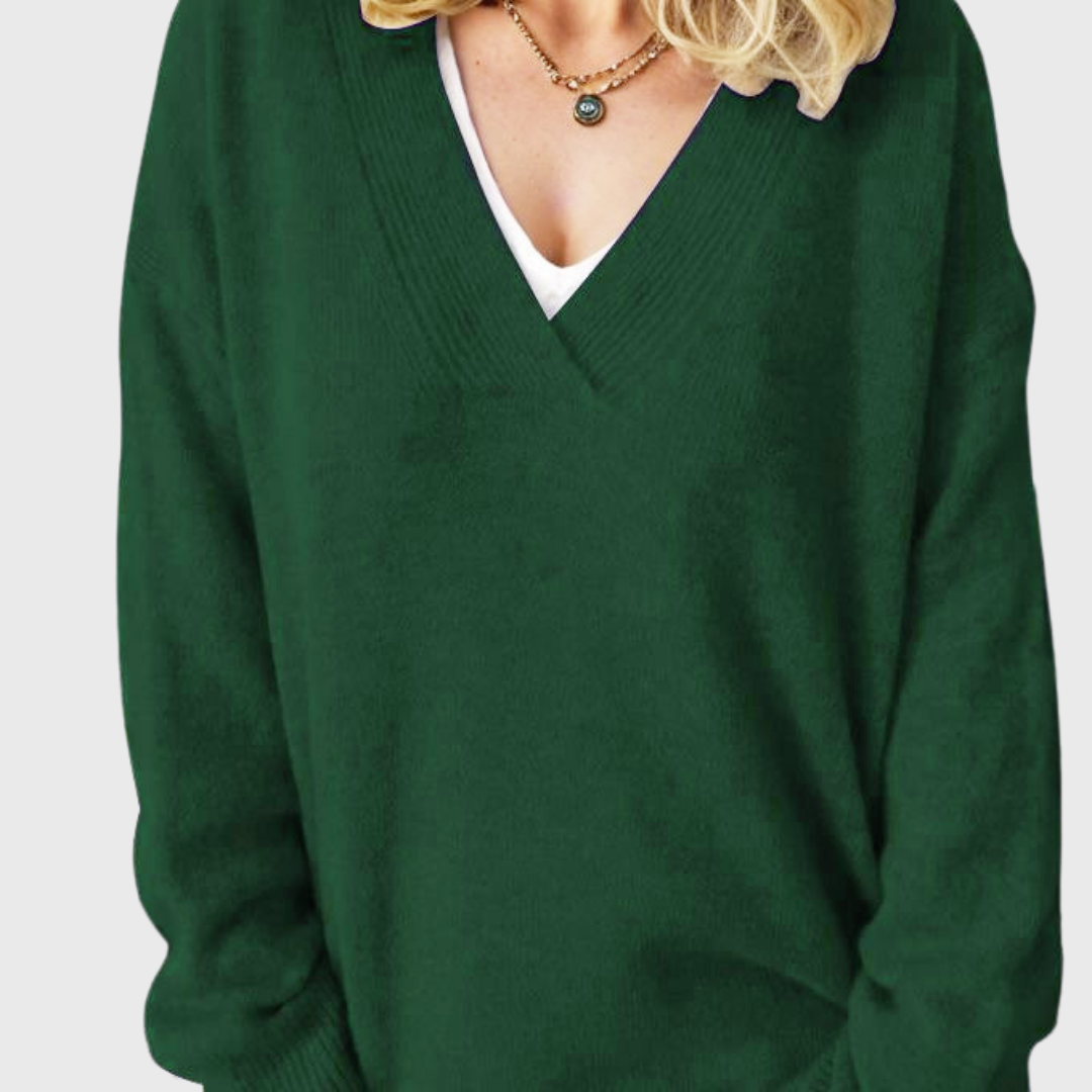 Silvia | Maglia Morbida con Scollo a V