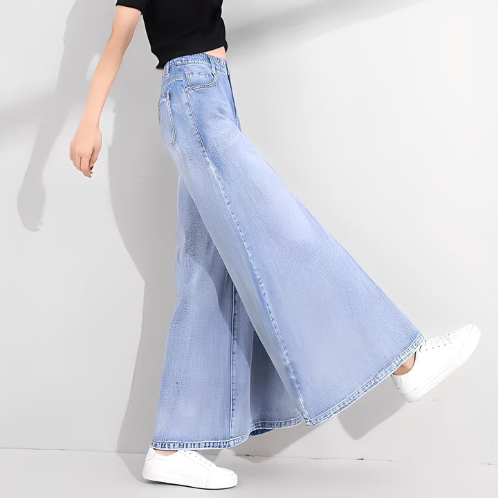 Isabelle - Jeans stilosi con gamba ampia per donne