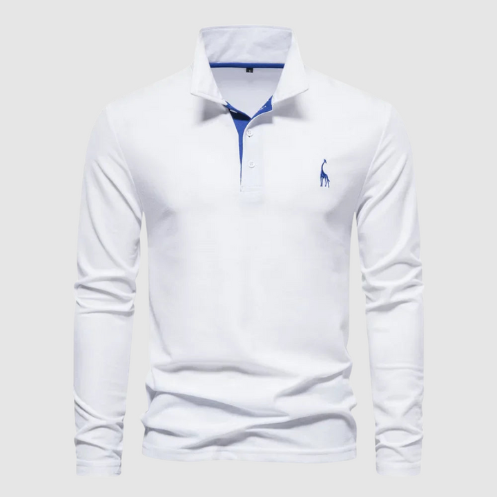 Audren | polo elegante a maniche lunghe