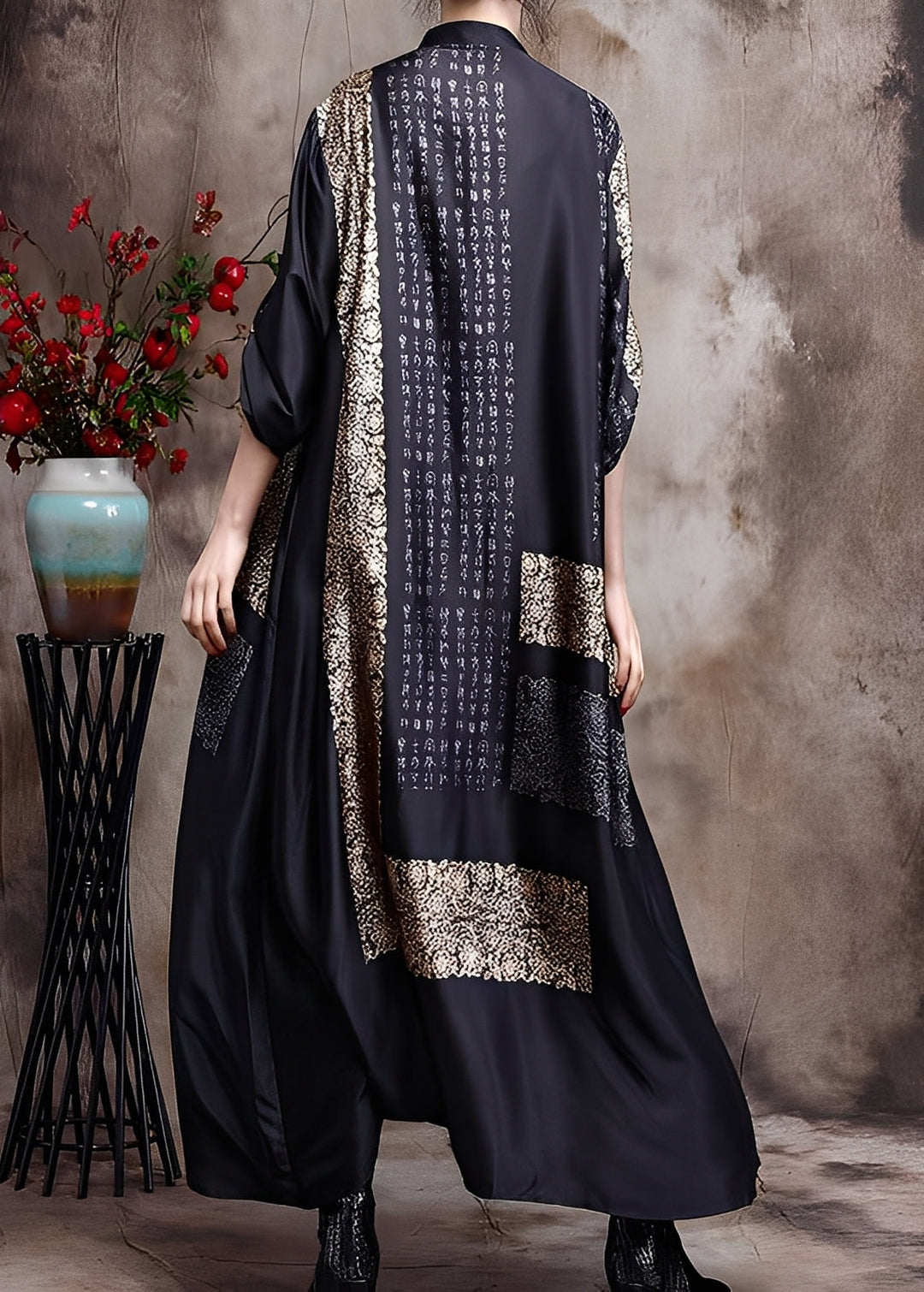 Collins - Elegante abito lungo con stampa per donne