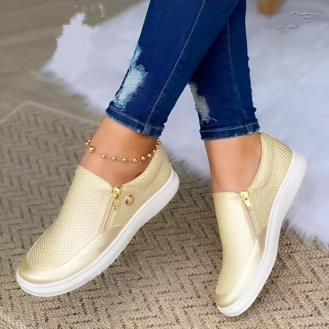 Renita - Scarpe casual con zip per donne