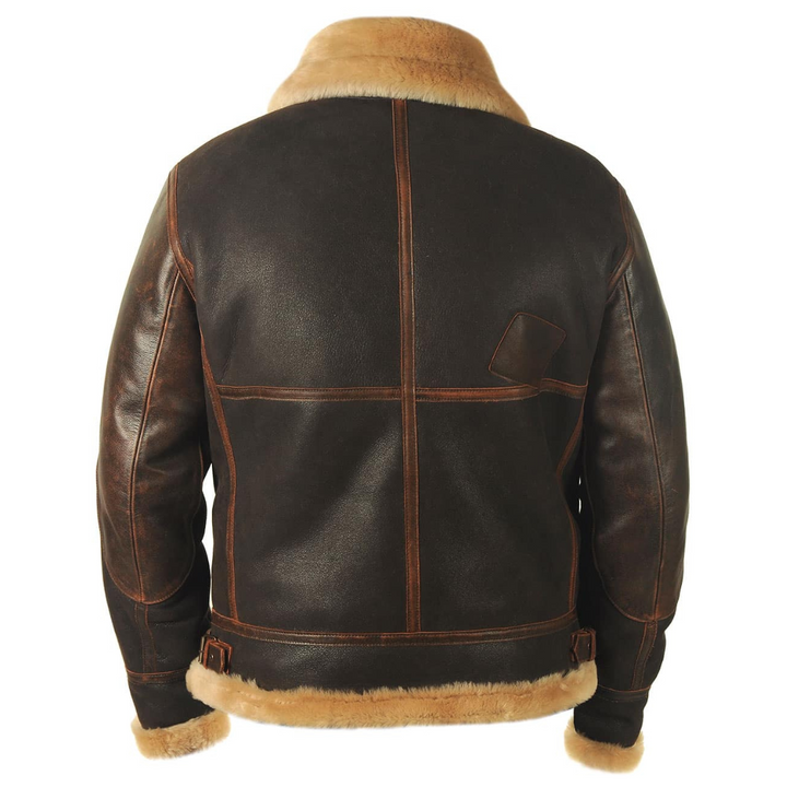 Maverick | Cappotto in pelle elegante