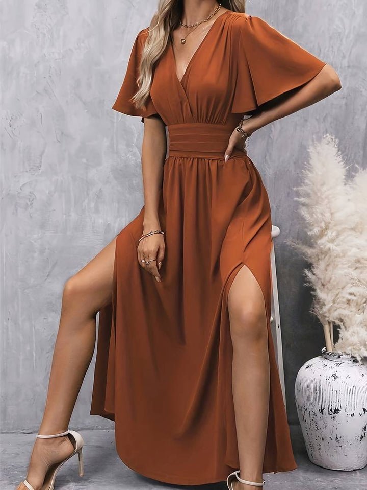 Juliette – Abito con Colletto Arricciato e Vita Pieghettata per Donne