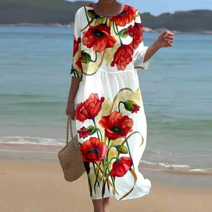 La Rosalie™ – Abito Floreale Silhouette A