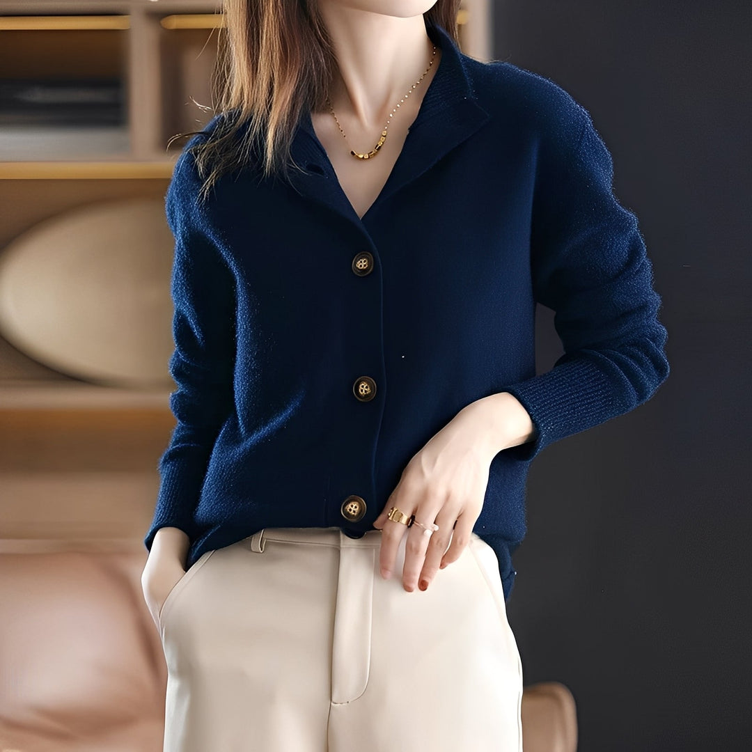 Melba - Classico maglione di lana morbido per donne