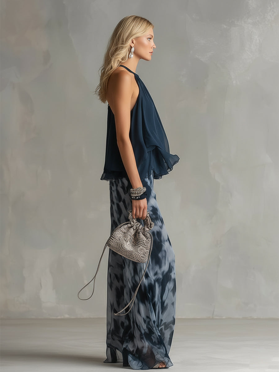 Eleonora | Set Elegante con Top a Volant