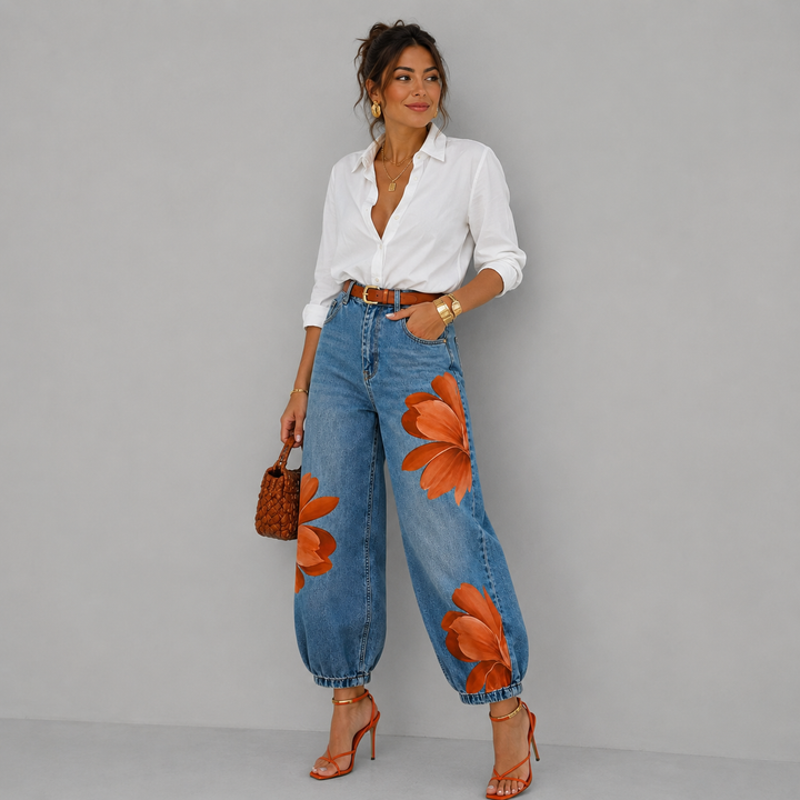 Daniela | Jeans Floreale