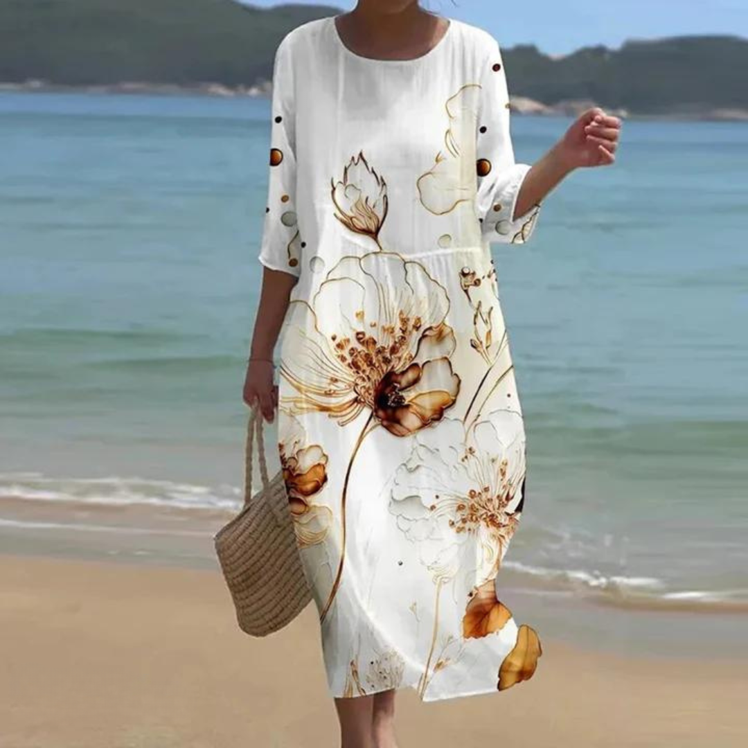 La Rosalie™ – Abito Floreale Silhouette A