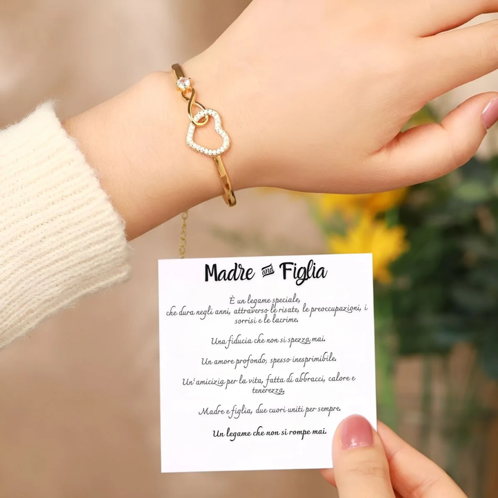 Giulia | Bracciale Elegante con Cuore Pendente