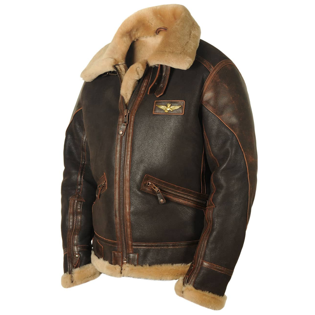 Maverick | Cappotto in pelle elegante
