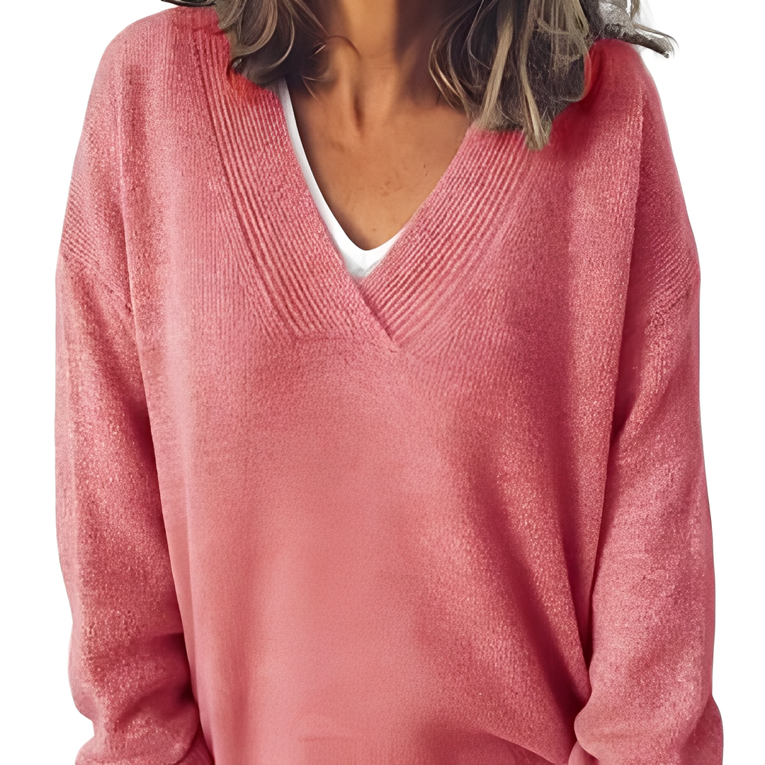Camryn - Maglione casual lavorato a maglia per donne