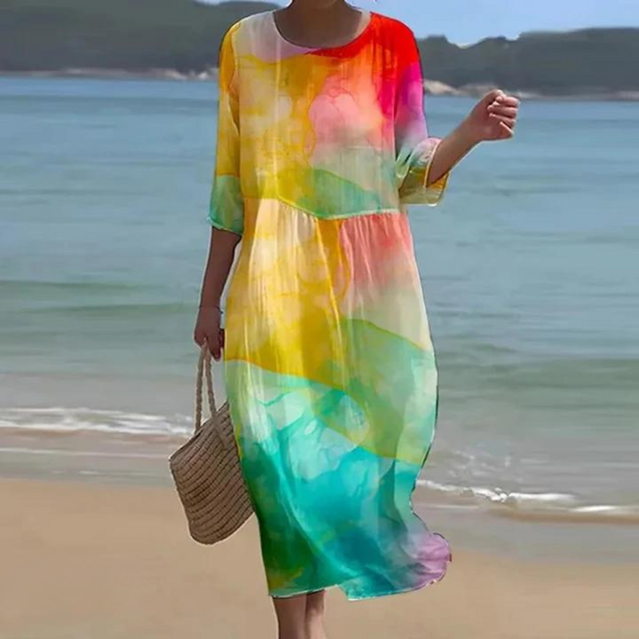 La Rosalie™ – Abito Floreale Silhouette A