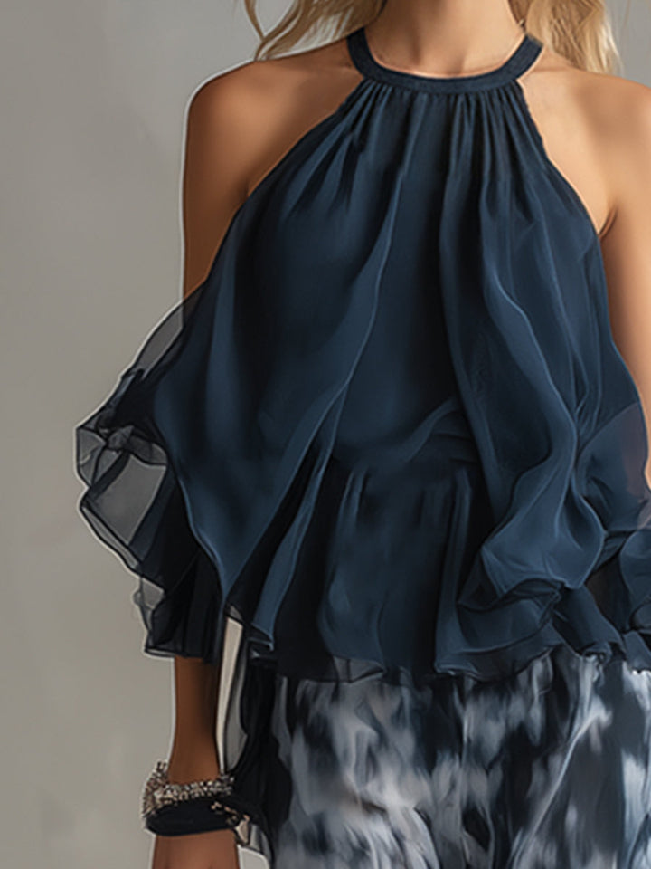 Eleonora | Set Elegante con Top a Volant