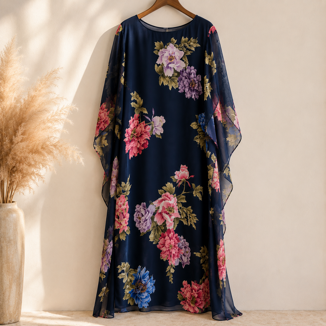 Marisol | Abito Lungo Elegante a Fiori