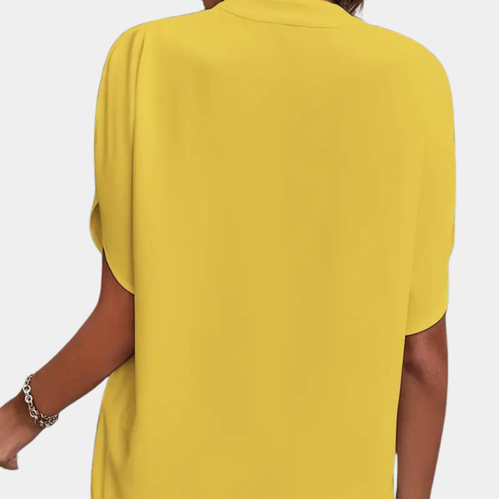 Idril - Elegante Camicetta da Donna con Manica Corta
