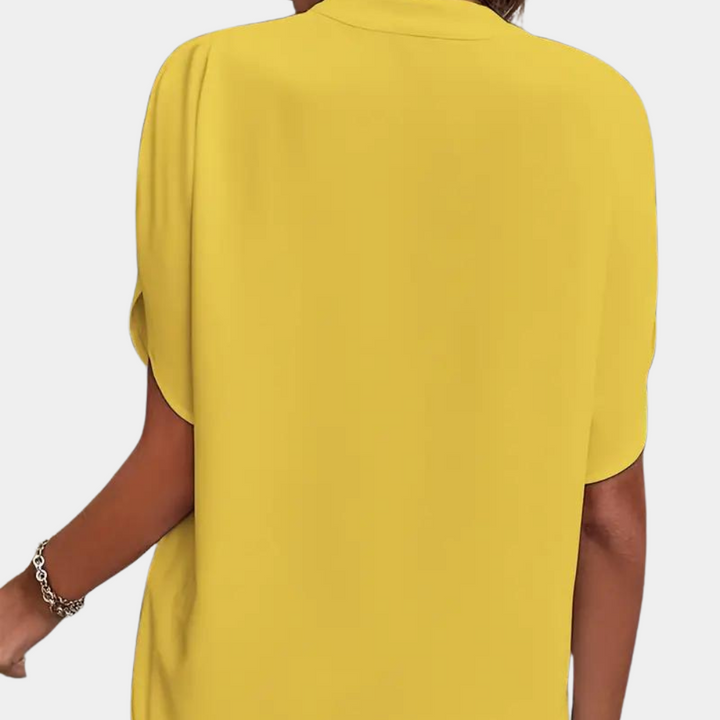 Idril - Elegante Camicetta da Donna con Manica Corta