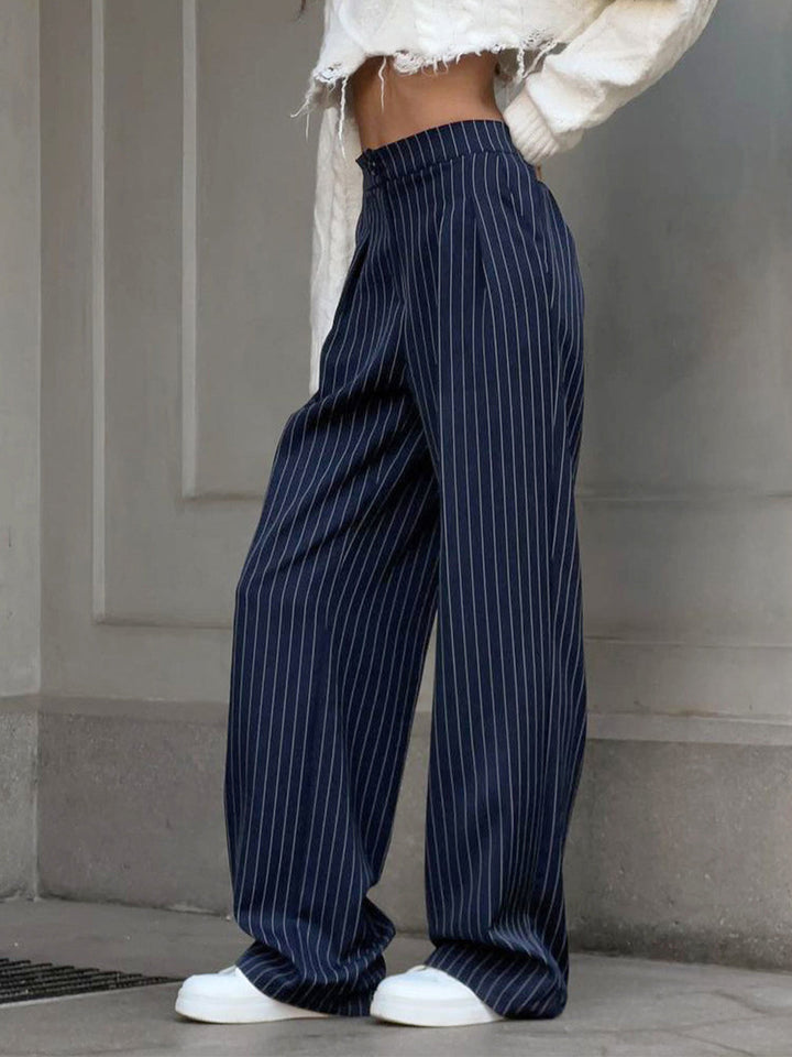 Diana – Pantaloni a Plettini a Righe