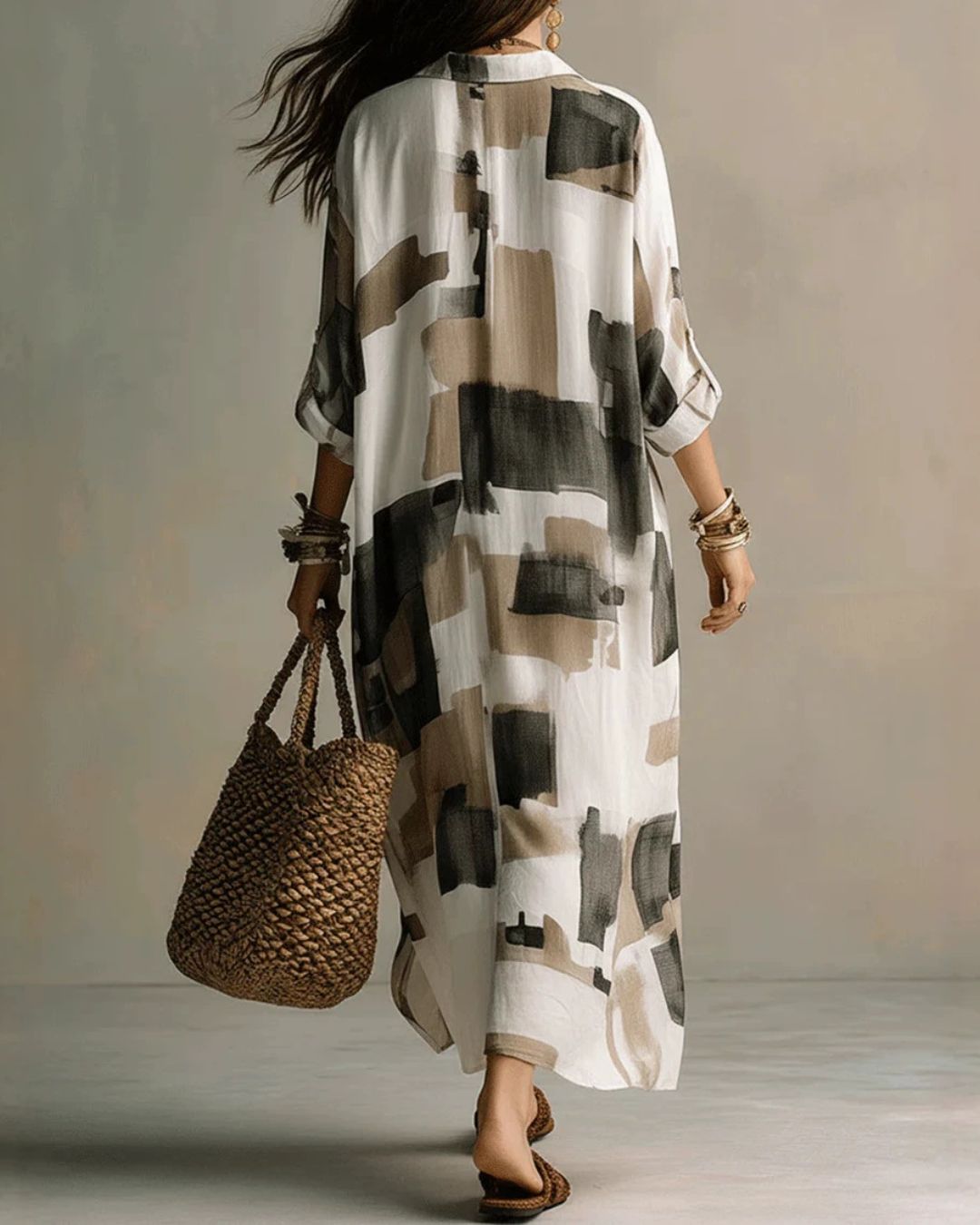 Beatrice | Camicia Lunga Pittorica