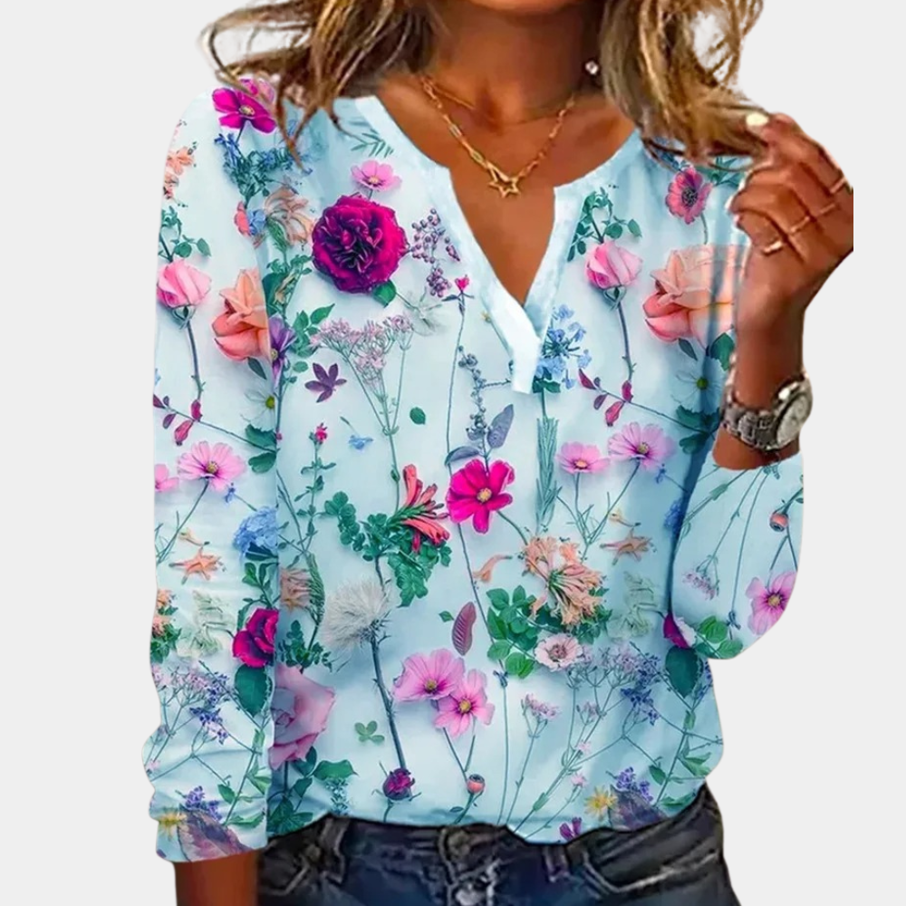 Morwen - Camicetta Floreale Casual per Donne